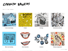 Tablet Screenshot of carolyn-hawkins.com